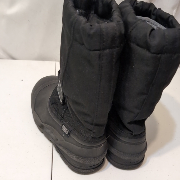 Women's Tundra Black Winter Snow Boots Size 6  Removable Liners - Picture 3 of 10